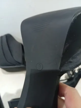 Sandalias tacón plataforma negras T39