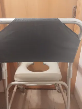 Silla de ducha con ruedas