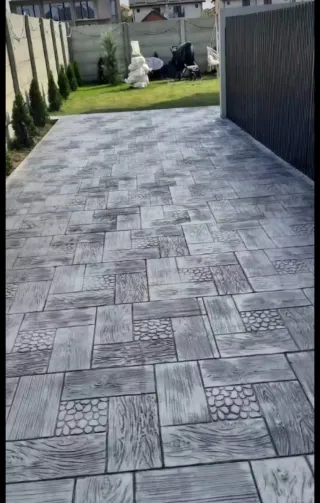 Impresión de hormigón para exteriores