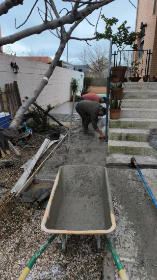 Impresión de hormigón para exteriores