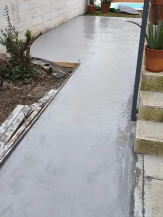 Impresión de hormigón para exteriores