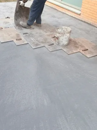 Impresión de hormigón para exteriores