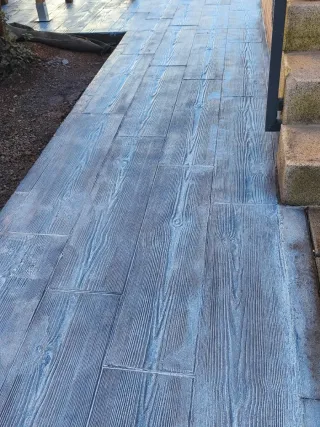 Impresión de hormigón para exteriores