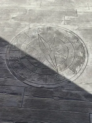 Impresión de hormigón para exteriores