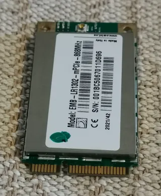 Módulo LoRaWAN EMB-LR1302 mPCIe (SX1302, EU868)