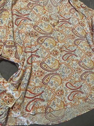 Blusa BOHEME Estampada Multicolor Talla XXL