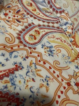 Blusa BOHEME Estampada Multicolor Talla XXL