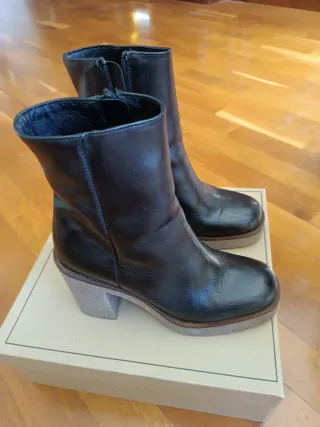 Botines Latouche Glitter Negros Talla 39