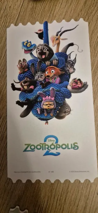 Megaentrada Zootrópolis 2 Disney