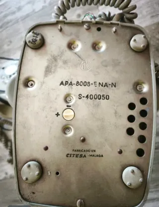 Teléfono Heraldo Vintage Gris