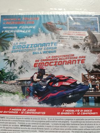 Nintendo Switch Aqua Moto Racing precintado