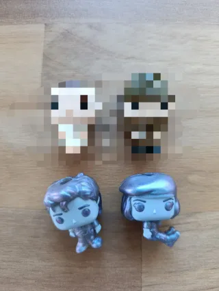 2 Funko Kinder Joy Stranger Things upside down