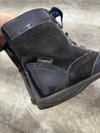 Botas Titanitos Talla 25 Azul Marino