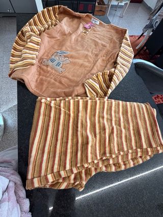 Pigiama donna taglia XXL marrone