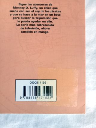 One Piece tomos manga número 1, 3 y 5
