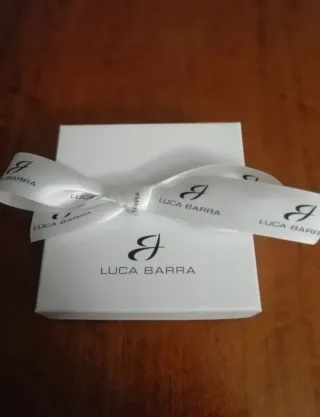 Collana LUCA BARRA perle e cuore argento