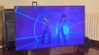 Smart TV Negro y Verde