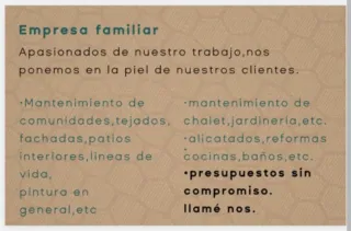 Reformas,inspección de tejados,alicatados,etc