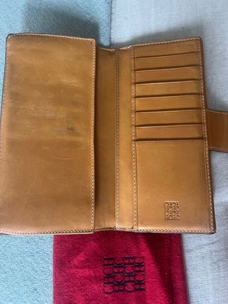 Monedero Carolina Herrera Marrón
