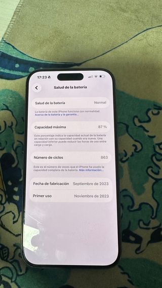 iPhone 15 Pro Gris/Plata