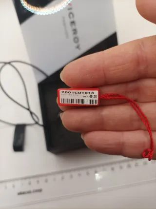 Colgante Viceroy Hombre Negro y Plata