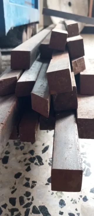 Barras de hierro dulce macizas