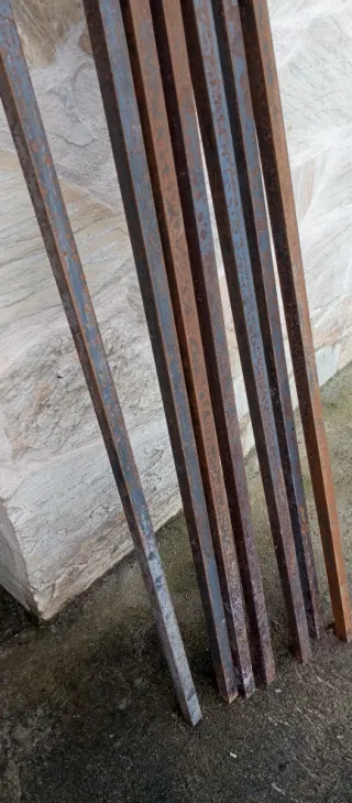 Barras de hierro dulce macizas