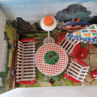 Casa de muñecas Hogarin jardín