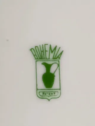 Jarrón Cerámica Tapa Metálica Escena Carruaje