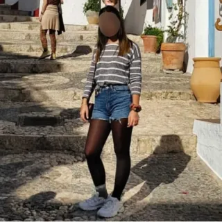 Jersey fino gris rayas blancas – Pull and Bear7