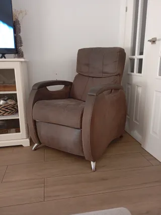 Butaca relax marrón