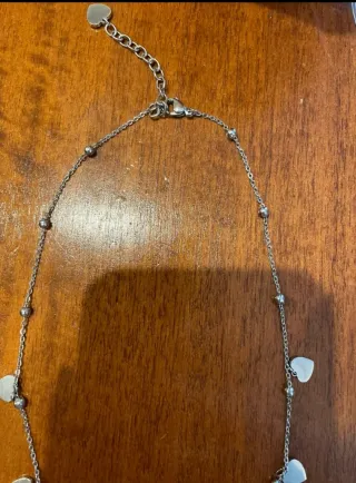 Collana LUCA BARRA cuoricini e peperoncino