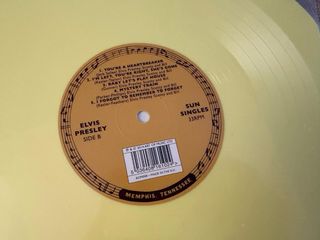 ELVIS SUN SINGLES disco vinilo 10” limitado raro