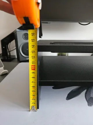 Soporte Elevador Monitor Negro Gris