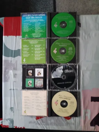 Lote 4 CDs Felipe Campuzano