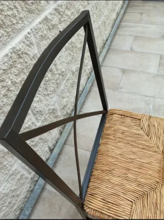 6 Sillas Ikea Metal Mimbre