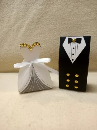 Porta Confetti Bomboniere Matrimonio Sposi