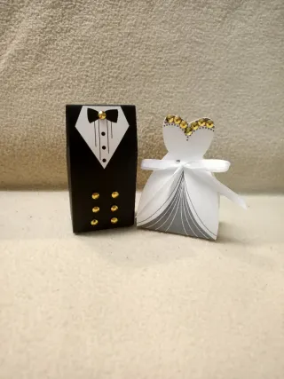 Porta Confetti Bomboniere Matrimonio Sposi