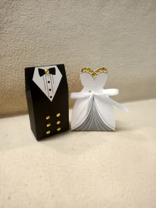 Porta Confetti Bomboniere Matrimonio Sposi