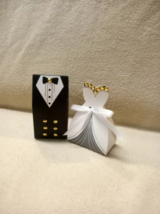 Porta Confetti Bomboniere Matrimonio Sposi