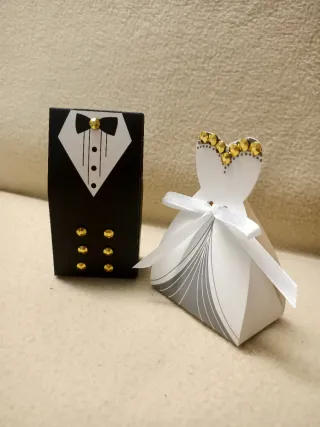 Porta Confetti Bomboniere Matrimonio Sposi