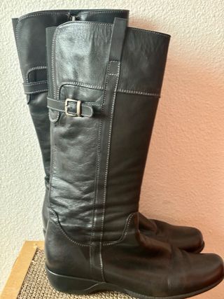 Botas de piel Estefanía Marco