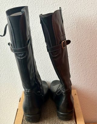 Botas de piel Estefanía Marco