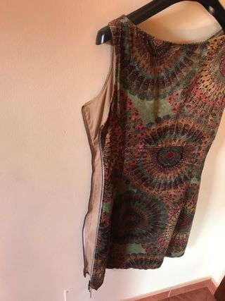 Vestido estampado invierno