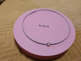 Gargantilla Tous Oso Brillantes Acero