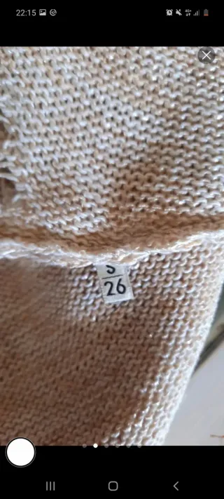 Jersey Uterqüe Talla M Beige