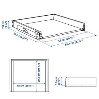 Cajón Maximera Bajo Blanco