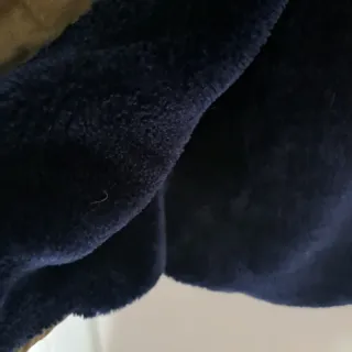 Cappotto B.Style verde con cappuccio e perle