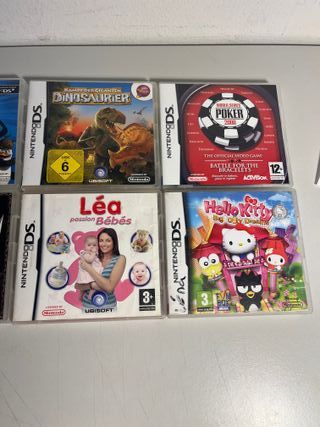 Lotto 6 Giochi Nintendo DS PAL EU multilingua