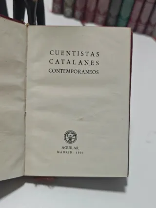 Crisol Aguilar 1959 Cuentistas Catalanes